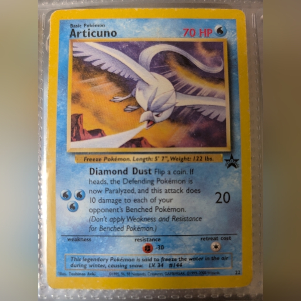 Pokemon Trading Card Articuno Black Star Promo #144